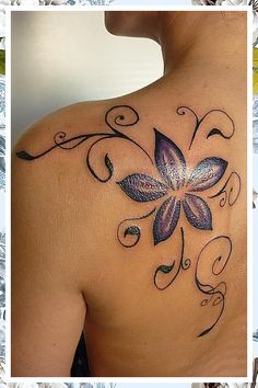 Tattoo Print - The struggle is over. You don't have to hunt for it anymore. Just get it from here by clicking on the link. Flower Shoulder Tattoos, Shoulder Arm Tattoos, Tattoos For Women Flowers, Flower Tattoo Shoulder, Hawaiian Tattoo, Vine Tattoos, Shoulder Tattoos For Women, Tattoo Feminina, Arm Tattoos For Women