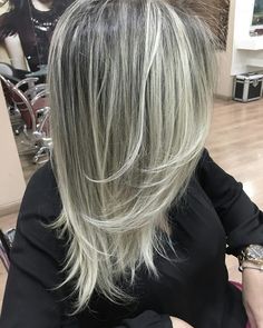 Blowout Hair Tutorial, Perfect Blonde Hair, Perfect Blonde, Blowout Hair, Grey Hair Color, Hair Envy, Grey Hair