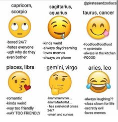 some different types of emoticions with captions in english and spanish on them