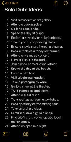 Here are some super fun and unique solo date ideas to treat yourself #selfcare #metime #solo #dateideas #inspiration solo date ideas, solo date, solo date activities, solo date things to do, solo date ideas at home, date ideas at home Vision Board Date Ideas, Self Date Ideas Things To Do, Single Bucket List Things To Do, Solo Date Vision Board, Self Date Ideas At Home, Things To Do For Fun By Yourself, Going Out Ideas Activities, Ldr Date Ideas Long Distance, Things I Want To Do