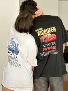 Mcqueen And Sally, Flash Mcqueen, Future Love, Car Shirts, My Kind Of Love, Mia 3, Matching Couple Outfits, Young T, Lightning Mcqueen