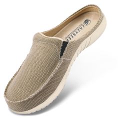 PRICES MAY VARY. Stylish & Casual: Mens slippers are fashioned with a breathable fabric upper and suede lining insole, which really keep dry and comfortable for all-day foot care Arch Support: Orthopedic slippers have arch support system and deep heel cup that help reduce foot fatigue and relieve pain from foot problems such as plantar fasciitis Slide-In Design: Roomy toe box design allows toes to unfold more naturally. Arch support slippers have open heels, easy to slip on and off, ensuring the Support Slippers, Mens House, Open Heels, Indoor Outdoor House, Mens House Shoes, Slippers With Arch Support, Outdoor House, Pattern Texture, Open Toed Heels