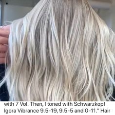 Igora Vibrance Toner Formula, Schwarzkopf Toner, Schwarzkopf Formulas, Beauty Hacks Hair, Hair Knowledge, Igora Vibrance, Blonde Toner, Schwarzkopf Hair Color, Diy Highlights