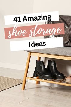 shoe storage ideas closet Shoe Storage In Bedroom, Shoe Shelf Diy