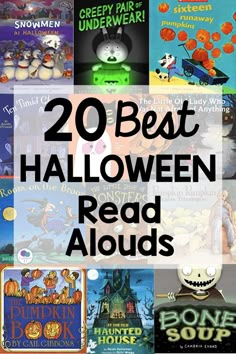 halloween books with the title 20 best halloween read alouds