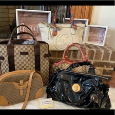 Gucci Bundle 5 Item For Only All Are Preowned And Show Sign If Wear. Please Manage Your Expectation Sold As Is / No Return Absolutely No Buyer Remorse Gucci Bags, Gucci Bag, Camera Bag, Satchel, Bag Lady, Bundles, Gucci, Color