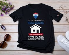 "Elevate your real estate game with our exclusive collection of RE/MAX branded t-shirts. Designed for discerning realtors like you, these shirts blend comfort and style seamlessly, allowing you to showcase your professionalism while on the go. Crafted with premium materials and featuring the iconic RE/MAX logo, our t-shirts are more than just apparel--they're a statement of your commitment to excellence in the industry. Make a lasting impression with every showing and networking event, wearing t Max Logo, Funny Real Estate, Real Estate Shirts, Definition Shirt, Real Estate Gifts, Exp Realty, Realtor Gifts, Networking Event, Dye Shirt