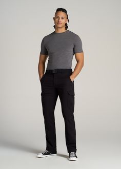 About Our Men's Tall T-Shirt Essential is an understatement. Good quality tall men's shirts are hard to come by, but this one offers the perfect blend of comfort, versatility and durability. We designed this tee to be an everyday basic that you'll want in every color. It's perfectly tailored for tall guys between 6'3” and 7'1”, with an extra-long length that you won't have to worry about pulling down and short sleeves that are proportional to your arms. The slim-fit is super flattering on your f Essentials Crewneck, Body Aesthetics, Asos Men, Tall Men, Muscular Men, Men's Shirts, Tall Guys, Slim Fit Men, Art Stuff