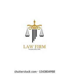 Law Firm logo and icon design template-vector Law Firm Graphic Design, Legal Logo Design Lawyers, Law Firm Logo Branding, Guitar Logo