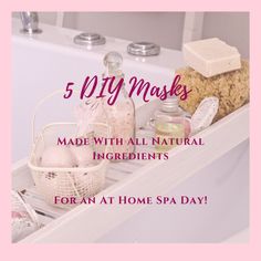 Every day is a good day for skin care! Treat yourself to an at home spa day with one of these All natural DIY masks! All Natural Face Masks, Natural Face Masks, At Home Spa Day, Diy Facials, Home Spa Day, Milk Mask, Diy Masks, At Home Spa, Baking Soda And Lemon