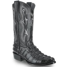 Joe Boots - JB-904 - Black/Negro - Exotic Boots for Men / Botas Exoticas Para Hombre - Exotic boots Alligator Tail, Western Boots For Men, Boots For Men, Cowboy Boot, Western Cowboy, Western Boots, Alligator, Boots Men, Cowboy Boots