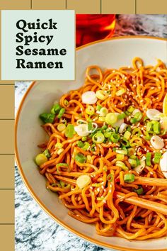 This spicy sesame ramen is a quick, budget-friendly meal packed with flavor in just 20 minutes! Ditch the seasoning packet and enjoy ramen that’s loaded with taste, without all the extra sodium.  #SpicyRamen #SesameRamen #QuickDinner #BudgetFriendlyMeals #RamenRecipes #EasyDinner #20MinuteMeals #HealthyRamen #FlavorfulRamen Spicy Ramen Seasoning Recipe, Spicy Ramen Recipes, Ramen Seasoning Recipe, Spicy Ramen Recipe, Sesame Ramen, Spicy Ramen Noodles, Ramen Seasoning, Magical Food, Healthy Ramen