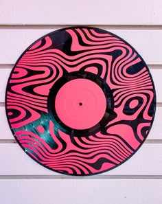 12 inch vinyl records Contain original record labels on back Permanent vinyl design Handmade in the United Kingdom Melted Vinyl Records, Cool Vinyl Designs, Vinyl Record Art Easy, Record Diy Decor, Painted Vynil Ideas, Box Paint Ideas, Painted Vinyl Records Aesthetic, Painted Records Vinyl Easy, Painting On Vinyl Records