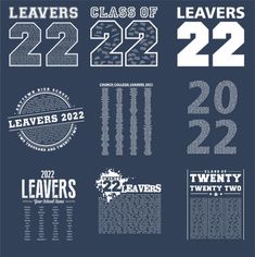 the number 22 and twenty years of football players are shown in this graphic design set