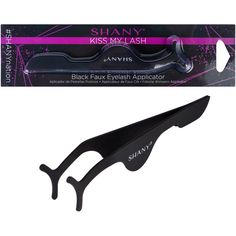 Tool to help apply, adjust and remove falsies Durable stainless steel tweezers to save time Applicator works with all types of faux eyelashes Apply with no messy glue residue on your fingers Easy to travel with and store in your makeup cases Eyelash application tool measures at 4 inches long SHANY is a member of PETA. Our products are cruelty free The SHANY Kiss My Lash Faux Eyelash Applicator in BLACK is the perfect tool to help you apply, adjust and remove your favorite false lashes with ease. Save time and stress by applying lashes with this tool made with durable stainless steel. This tool can be used with your choice of classic strip lashes, magnetic lashes or individual eyelash extensions. Lashes and glue are not included and must be purchased separately. The application tweezers are Applying Lashes, Eyelash Application, Extensions Lashes, Faux Eyelashes, Makeup Cases, Individual Eyelash Extensions, Individual Eyelashes, Magnetic Lashes, Kiss My