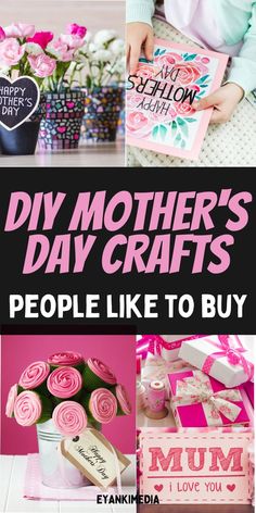 mother's day crafts that are easy to make and perfect for the whole family