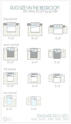 the bed size guide for an easy to use bedroom with lots of space and storage