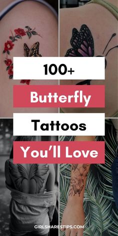 the top 100 butterfly tattoos you'll love