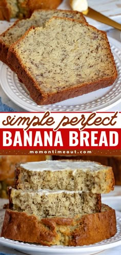 Moist and soft banana bread recipe is the perfect addition to your Christmas brunch menu idea! It is simply the perfect banana bread recipe that is so easy to make using simple ingredients! Save this holiday breakfast recipe for later! Joanna Gaines Banana Bread Recipe, Soft Banana Bread Recipe, Banana Bread Recipe With Pudding, Banana Bread Simply Recipes, Simply Banana Bread, Joyful Mommas Kitchen Banana Bread, Betty Crocker Banana Bread, Pineapple Loaf