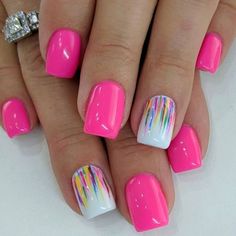 Mani Ideas, Pretty Nail Art Designs, Short Acrylic Nails Designs, Kandy, Hot Nails, Dipped Nails, Pretty Acrylic Nails, Fancy Nails, Short Acrylic Nails