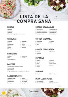 Pasti Fit, Healthy Shopping List, Sports Food, Veggie Food, Healthy Grocery List, Healthy Shopping, Idee Pasto Sano, Food Lists, Grocery Lists