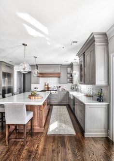 the instagram page shows an open kitchen and dining room