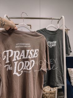 ORIGINAL Let Every Breath Praise the Lord Tee Screen Print Tshirt Christian Apparel Faith Based Christian Shirt Unisex Screen Print - Etsy Screen Print Tshirt, Jesus Clothes, Christian Shirts Designs, Church Shirt, Screen Printed Tshirts, Faith Clothing, Praise The Lord, Christian Apparel, Christian Shirt