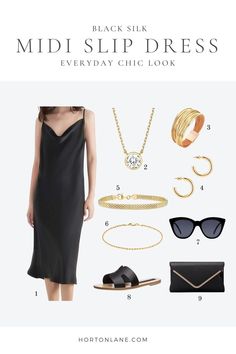 This little black dress is perfect for a date night, wedding guest dress, everyday chic style, and casual wear! The best part is if you size up, you can wear it as a maternity dress! Slip Dress Maternity, Night Wedding Guest Dress, Slip Dress Outfit, Dress Everyday, Outfit Wedding Guest, Steve Madden Sandals, Night Wedding