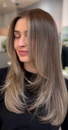 Middle Length Hair, Middle Hair, Hair Layers, Haircuts For Medium Length Hair, Straight Hair Cuts