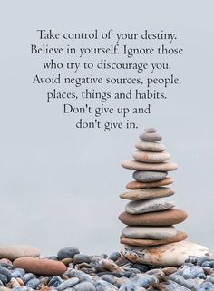 Thursday Thoughts 💭 

Take control of your destiny.
Believe in yourself. Ignore those
who try to discourage you.
Avoid negative sources, people,
places, things and habits.
Don't give up and don't give in.

You’ve got this!!!
#thursdaythoughts #motivation #dontgiveup #takecontrol #destiny #believeinyourself #avoidnegativity #yougotthis Trending Sayings, Change Quotes Positive, Words Have Power, Change Your Life Quotes, Thursday Thoughts, Inspirational Quotes About Change, Quotes About Change, Encouraging Words, Inspirational Quotes For Women