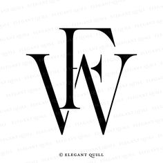 the letter w is made up of letters that are black and white, with an arrow in