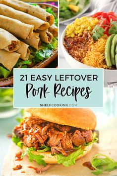 easy leftover pulled pork recipes