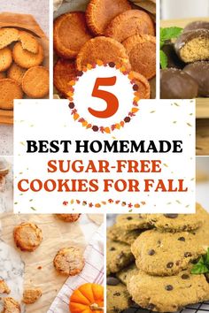 5 Best Homemade Sugar-Free Cookies recipes for Fall Sugarless Cookies, Holiday Bakes, Tollhouse Cookie Recipe, Sugar Free Cookie Recipes, Thanksgiving Dessert Recipes, Easy Homemade Cookies, Recipe For Fall, Sugar Free Treats