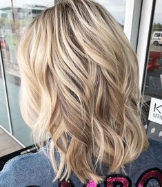 Wavy Hairstyles Medium, Medium Length Hairstyles, Wavy Hairstyles, Medium Hairstyles, Long Blonde, Stylish Hair