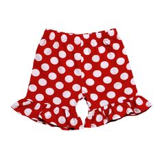 *All sales are final on clearance items. Girls Ruffle Shorts, Polka Dot Shorts, Red Polka Dot, Ruffle Shorts, Polka Dot, Polka Dots, Girl Outfits, Tops & Tees, Top Outfits