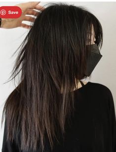 Long Textured Haircut Straight, Cool Asian Hairstyle, Layered Straight Hair Black Women, Straight Haircut With Layers, Wolf Cut Long Hair Straight, Layered Long Straight Hair, Long Asian Hairstyles, Straight Long Hairstyles, Jules Aesthetic