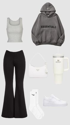 Mode Zara, Outfit Inspo Casual, Cute Lazy Day Outfits, Lazy Day Outfits, Simple Trendy Outfits, Cute Everyday Outfits, Cute Simple Outfits, Basic Outfits, Looks Style