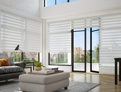 Window Shades in Edmonton Canada Blinds For Large Windows, Window Blinds And Shades, Zebra Blinds, Double Vision, House Blinds, Faux Wood Blinds