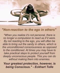 Eckart Tolle, Eckhart Tolle Quotes, The Ego, Awakening Quotes, Vie Motivation, Mental And Emotional Health, New Energy, Self Awareness