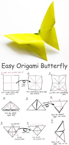 how to make an origami butterfly