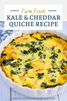 a casserole dish with spinach and cheese in it on a white table