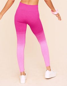 The Lilah full leggings provide a comfortable and flattering fit with their soft knit fabric and ombre design. Seamless and lightweight, these leggings are perfect for your next workout. (Available in sizes XS-XL.) Pretty Leggings, Ombre Design, Adore Me, Pink Ombre, Pink Leggings, Sustainable Materials, Soft Knits, Matching Sets, Victoria’s Secret