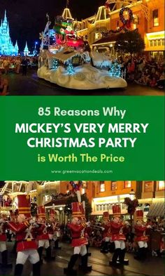 mickey's very merry christmas party is worth the price