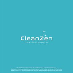 cleanzen home cleaning services logo on a teal background with the words cleanzen