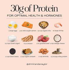 30g Of Protein, Best Superfoods, High Protein Meal, Hormonal Health, Healthy High Protein Meals, Muscle Protein