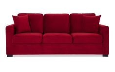 Transitional Sofas, Red Furniture, Red Couch, Bob's Discount Furniture, Red Sofa, Mattress Store, Discount Furniture, Transitional Style, Room Sofa