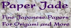 paper jade fine japanese papers for origami and more, with text overlay