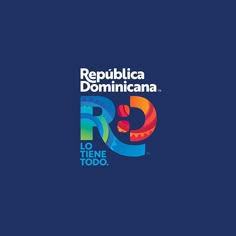 the logo for republicaa dominicanna rio - tene todo