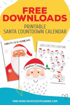 With options like our Santa's beard Christmas countdown, where you add a white pom-pom each day to Santa's beard, or our Santa Hats Advent Calendar, there's endless festive fun to be had! Diy Santa