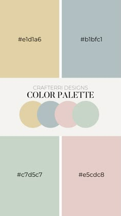 the color palette is shown with different colors